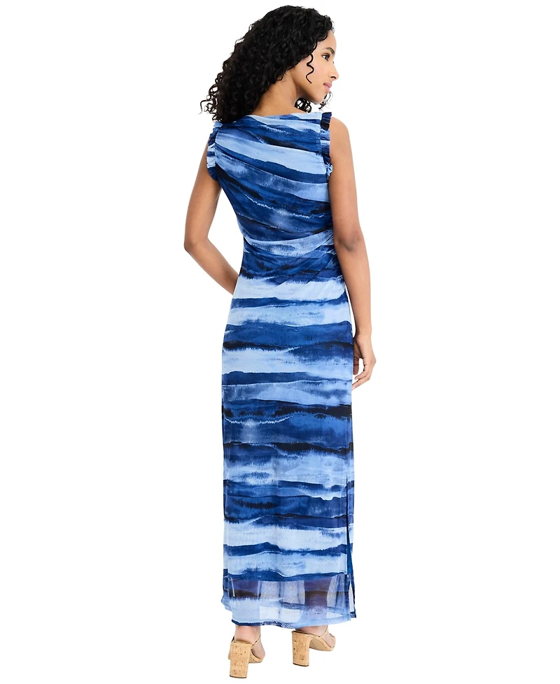 Donna Morgan Women's Boat-Neck Sleeveless Bodycon Dress