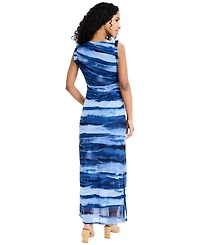 Donna Morgan Women's Boat-Neck Sleeveless Bodycon Dress