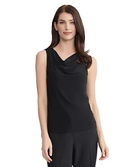 Jones New York Women's Drape Front Top
