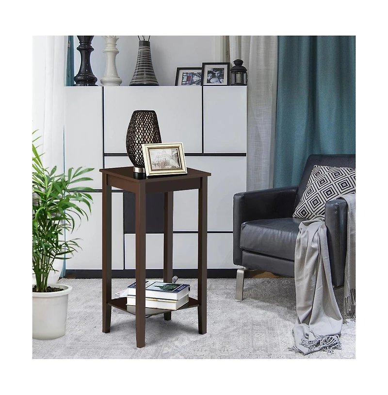 Yaheetech Small End Table Bedside Sofa Table for Living Room
