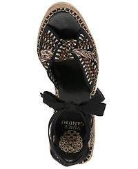 Vince Camuto Women's Bealie Ankle Wrap Wedge Heel Sandals