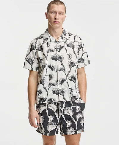 Mode of One Men's Flytrap Camp Swim Shirt, Macy's Exclusive