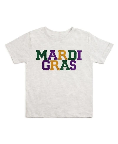 Sweet Wink Baby Boys Mardi Gras Patch Short Sleeve T-Shirt