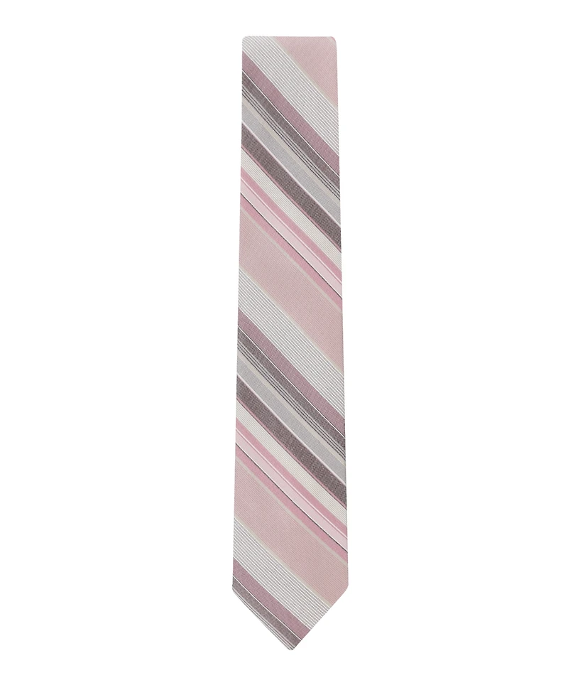 Calvin Klein Men's Fabre Stripe Pattern Tie