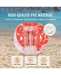 Mecale Inflatable Bumper Ball, Thick Pvc Bubble Ball for Teens & Adults, Outdoor Games, 1-Pack