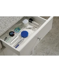 mDesign Expandable Makeup Organizer Tray for Bathroom Drawers - Clear