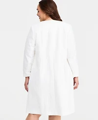 Kasper Plus Bonded Lace Topper Jacket