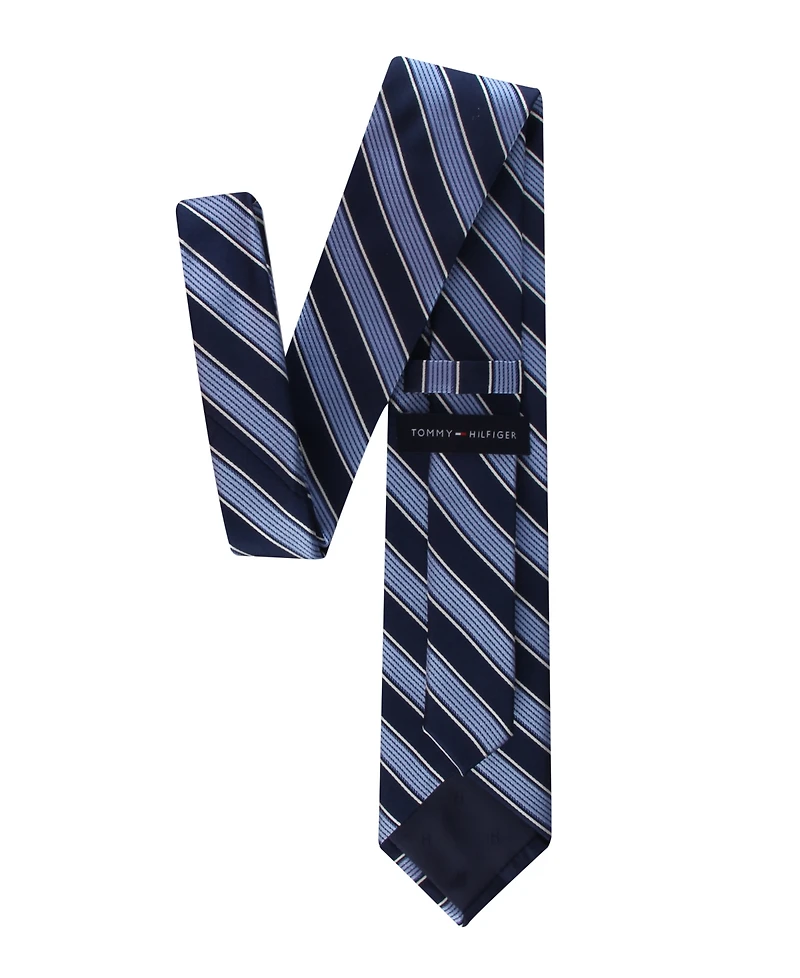 Tommy Hilfiger Men's Stanley Striped Pattern Tie