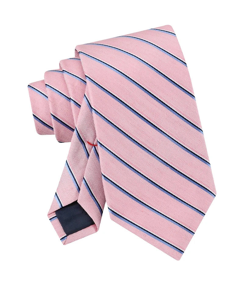 Tommy Hilfiger Men's Seasonal Striped Pattern Tie