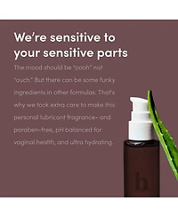 Hims & Hers Glide: Premium water-based lubricant with aloe, green tea, and hemp seed. No sticky residue, hydrating, pH balanced, no parabens