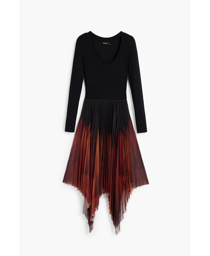 Desigual Women's Fitted midi dress