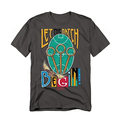 Harry Potter Men's Let The Match Begin Quidditch T Shirt