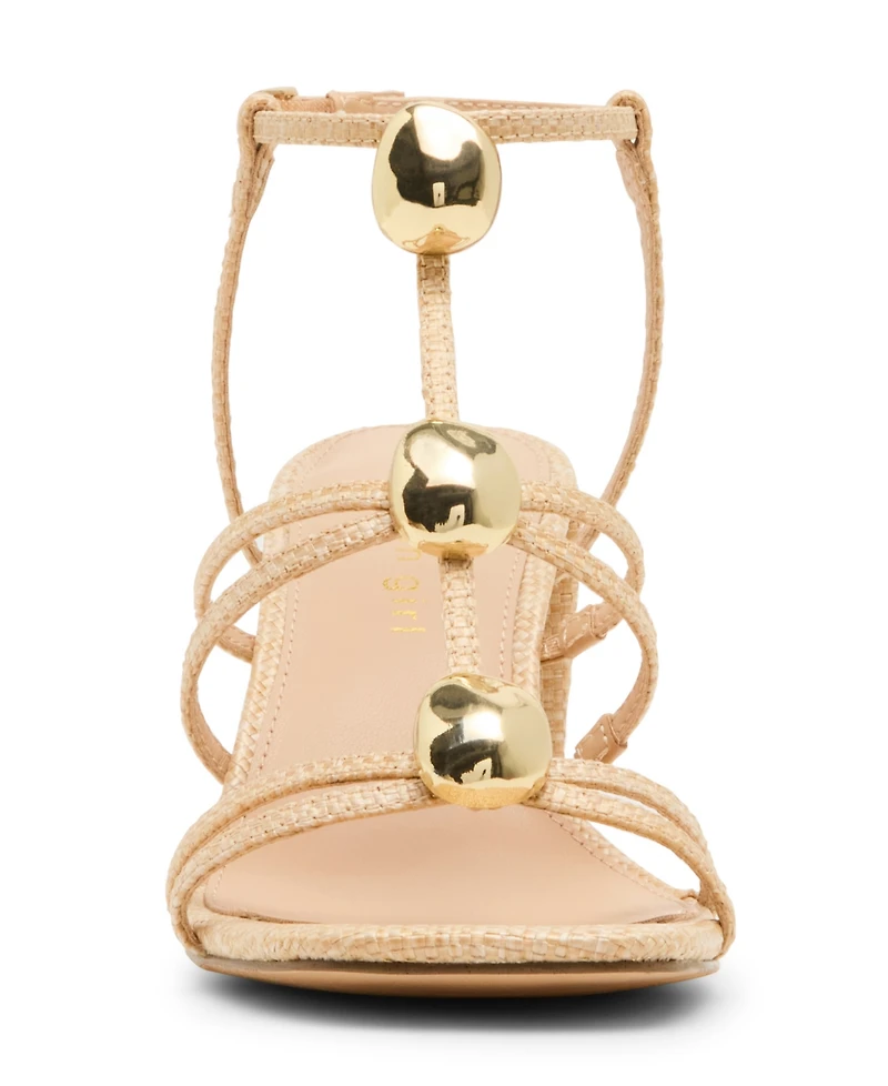 Madden Girl Women's Layla Embellished Strappy Block Heel Sandals