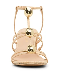 Madden Girl Women's Layla Embellished Strappy Block Heel Sandals