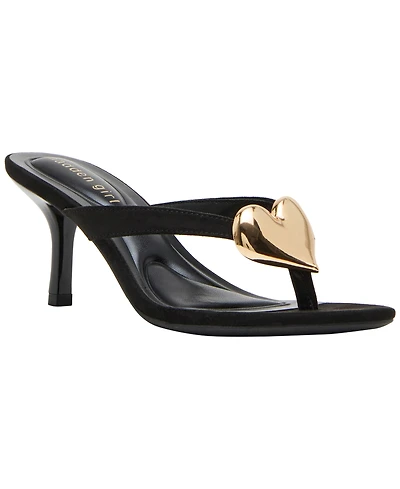 Madden Girl Women's Heartbeat Embellished High-Heel Thong Sandals