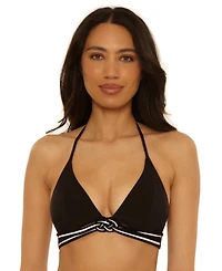 Trina Turk Women's Triumph Micro Braided Halter Top