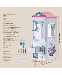 Mecale Rolling Mechanic Stool, 300-Lb Capacity, Fixed-Height Padded Seat w/ Tool Tray & 2 Drawers