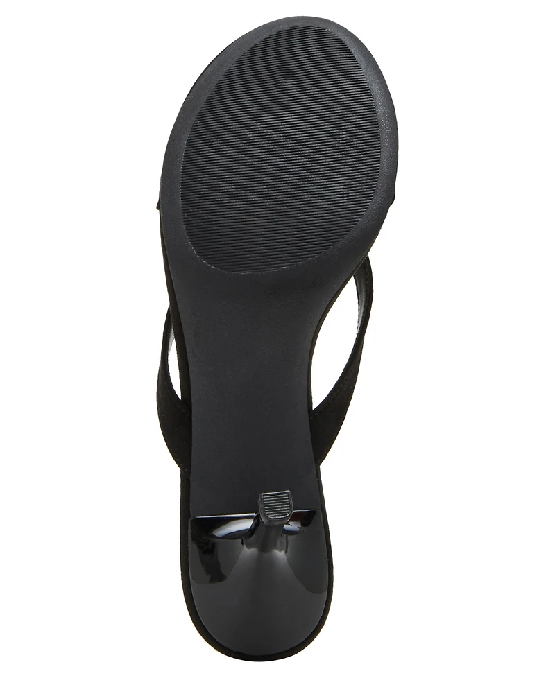 Madden Girl Women's Heartbeat Embellished High-Heel Thong Sandals