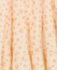 Rare Editions Girls' 7-12 Denim Sleeveless Vest, Cami Top and Printed Skirt, 3-Piece Set