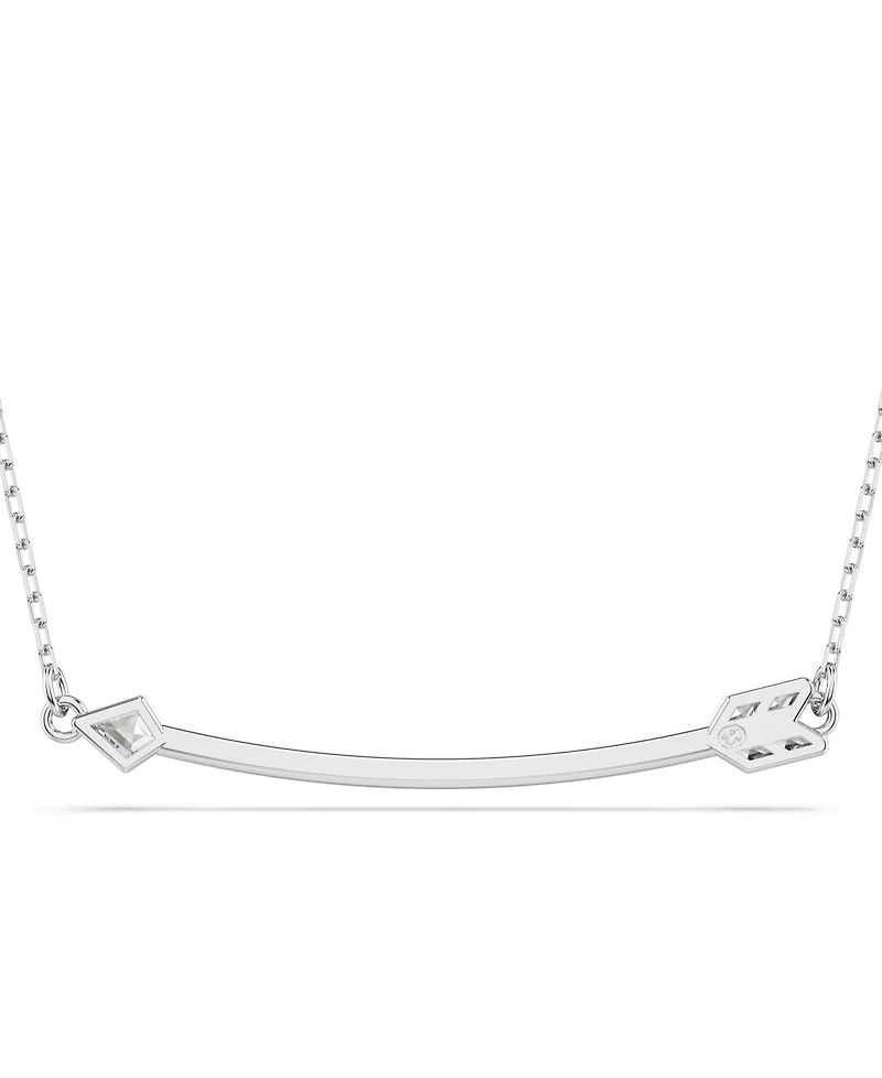 Swarovski Mixed Cuts, Arrow, White, Rhodium Plated Idyllia Pendant Necklaces