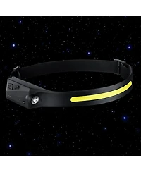 Mecale 2-Pack Rechargeable Led Headlamp, 350 Lumens 230° Wide Beam, 6 Modes, Motion Sensor, IPX4 Waterproof