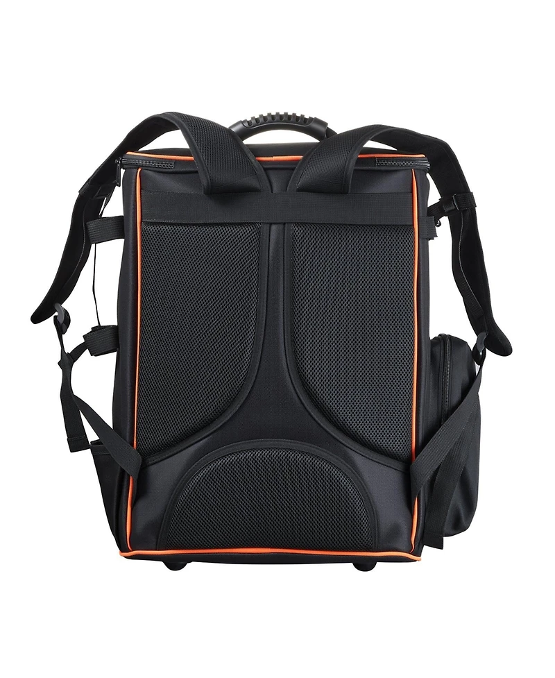 Mecale Welding Backpack, 35.6L Welder Tool Backpack with Helmet Catch Bag, 600D Polyester Gear Pack, Multi-Purpose Storage Bag