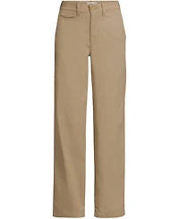 Lands' End Women's Tall Chino High Rise Rail Straight Leg Pants