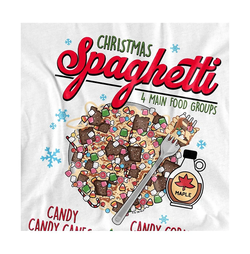 Elf Men'sChristmas Spaghetti T Shirt