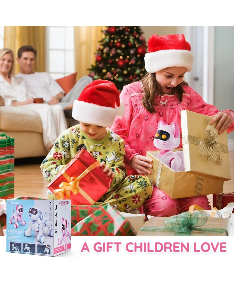 Sugift Programmable Rc Robot Cat with Touch Control & Interactive Movements