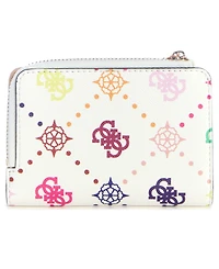 Guess Emelie Logo Zip-Around Card Case