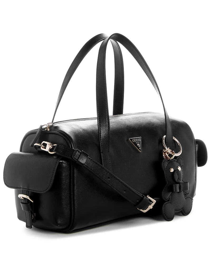 Guess Kassie Small Box Top Zip Satchel Bag