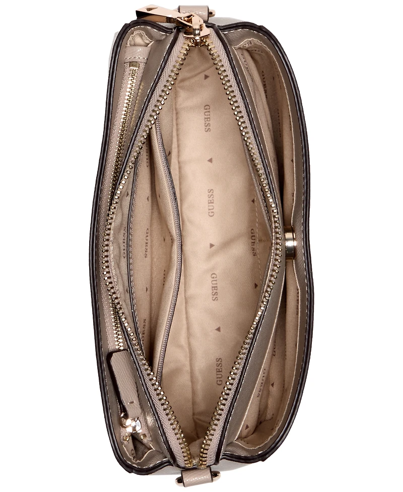 Guess Lyndi Top-Zip Girlfriend Crossbody Bag