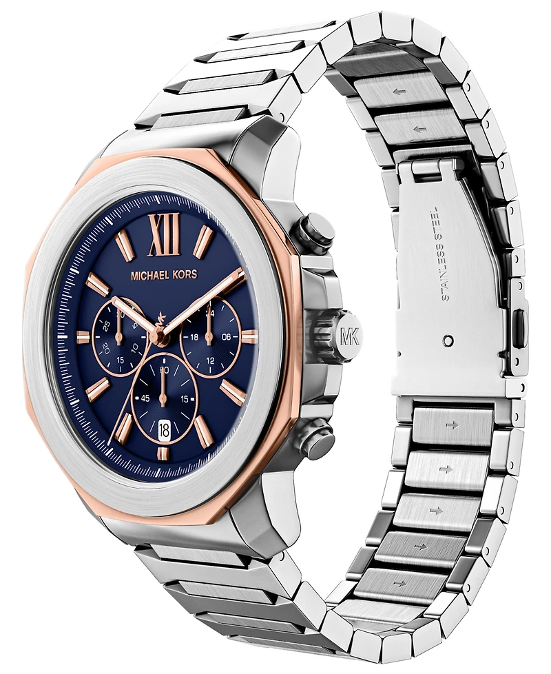 Michael Kors Men's Prescott Chronograph Two-Tone Stainless Steel Watch, 44mm