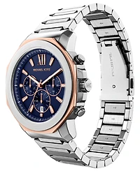 Michael Kors Men's Prescott Chronograph Two-Tone Stainless Steel Watch, 44mm