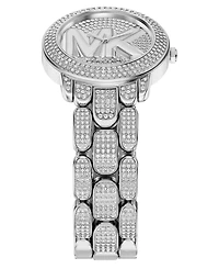 Michael Kors Women's Phoebe Three-Hand Silver-Tone Stainless Steel Watch, 36mm