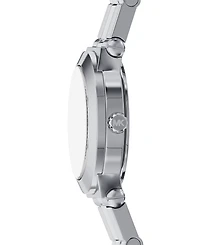 Michael Kors Women's Billie Three-Hand Rose Silver-Tone Stainless Steel Watch, 26mm