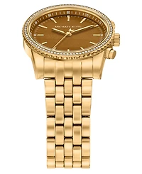 Michael Kors Women's Bryant Three-Hand Gold-Tone Stainless Steel Watch, 35mm