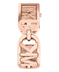 Michael Kors Women's Empire Three-Hand Rose Gold-Tone Stainless Steel Watch, 20mm