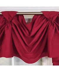 Rlf Home Classic Twil 3-s Victory 100% Cotton Tab Top Swag Window Curtain 54" x 25"