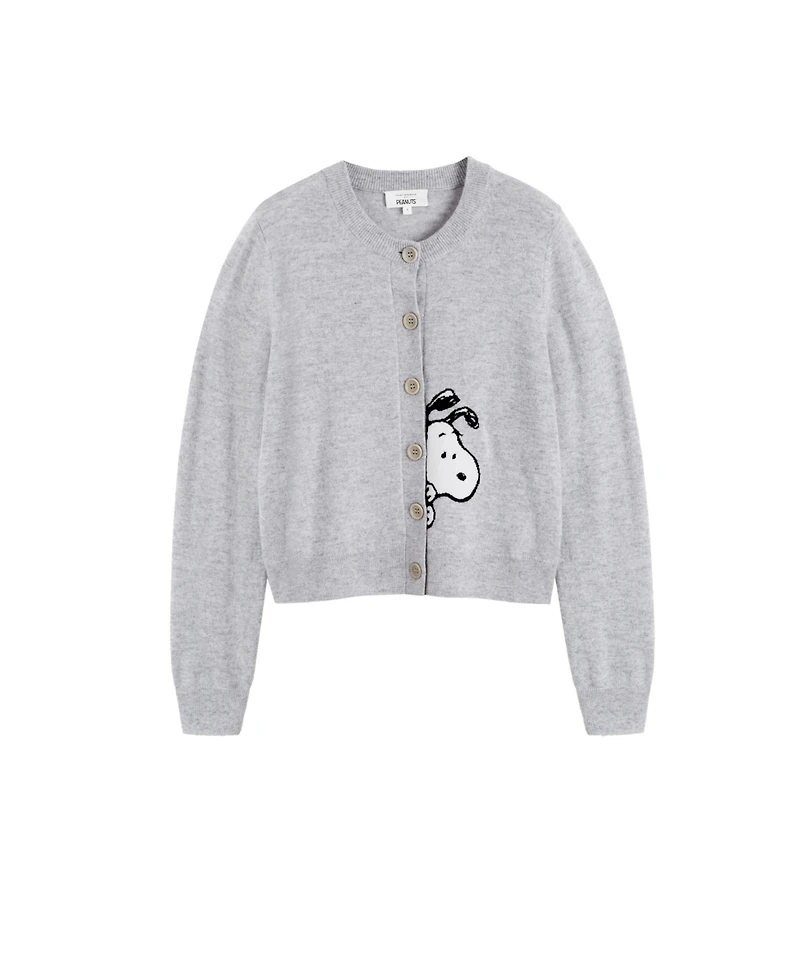Chinti & Parker Women's Sneeky Snoopy Cardigan
