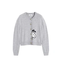 Chinti & Parker Women's Sneeky Snoopy Cardigan