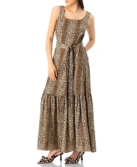 Ivonne Women's Animal Print Maxi Dress