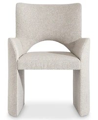 Bernhardt Loggia 7-Pc. Wood Rectangle Table and Upholstered Arm Chairs Dining Set