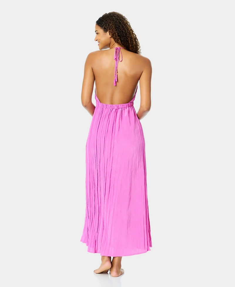 Anne Cole Women's Maxi Jeweled Cover-Up Swim Dress