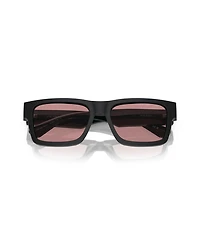 Prada Men's Rectangle Polarized Sunglasses, Pr 25ZS