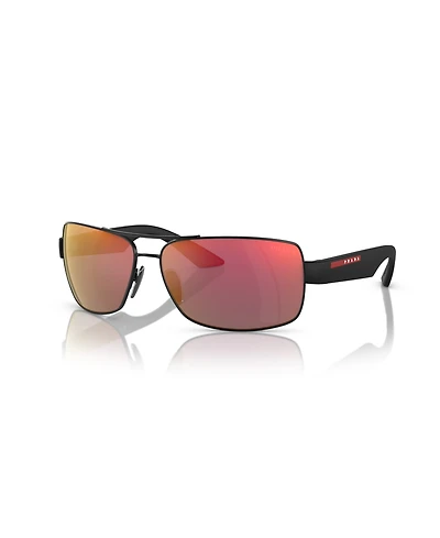 Prada Linea Rossa Men's Rectangle Sunglasses, Ps 50ZS
