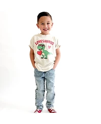 Sweet Wink Baby Boys Lovesaurus Valentine's Day Short Sleeve T-Shirt