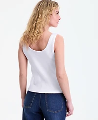On 34th Women's Double Scoop-Neck Layering Tank Top, Macy's Exclusive
