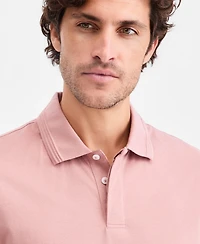 Alfani Men's Regular-Fit Mercerized Polo Shirt, Created for Macy's