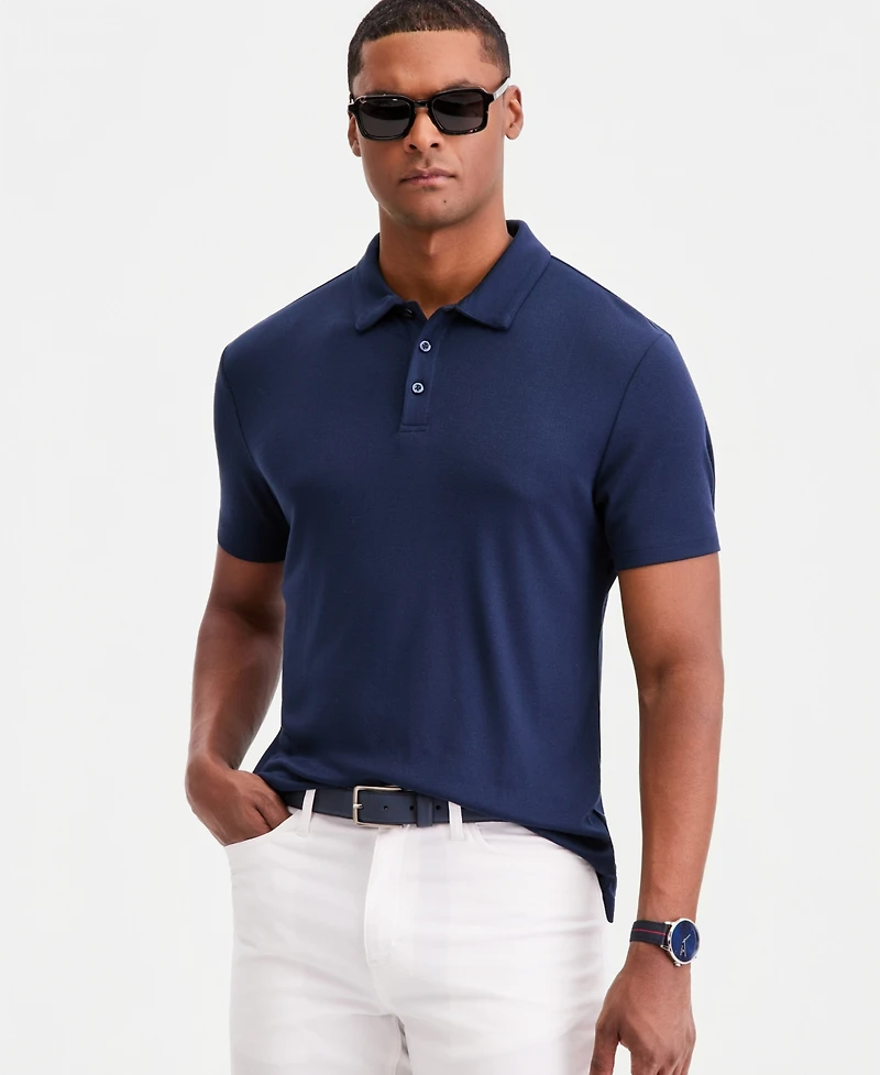 Alfani Men's Alfatech Polo Shirt, Macy's Exclusive